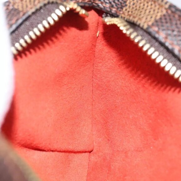 LOUIS VUITTON Damier Ebene Manosque GM Accessory Pouch N51120 LV Auth 114977 - Picture 11 of 16